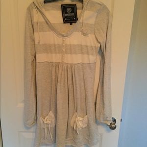 Super comfy sweatshirt dress.